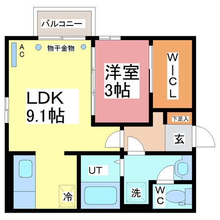 クレシア山総Ⅱの物件間取画像